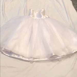 David’s bridal flower girl dress - white tulle